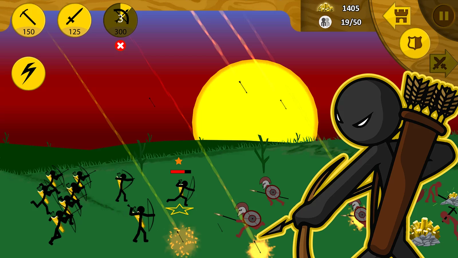 Скачать взлом Stick War: Legacy (много алмазов и денег) для Android  бесплатно